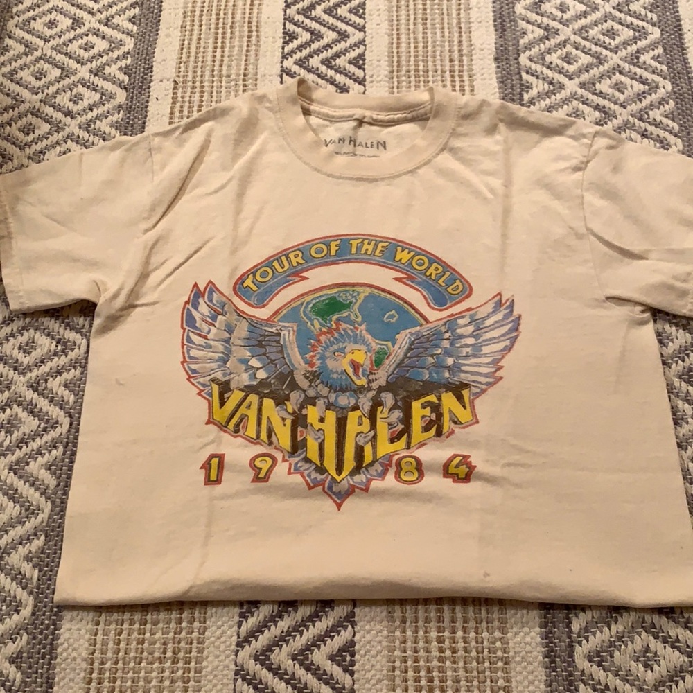 Cream Van Halen Graphic Tee size Small